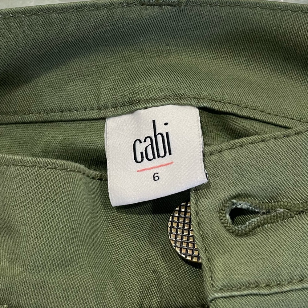 Cabi Olive Green Cargo Pants